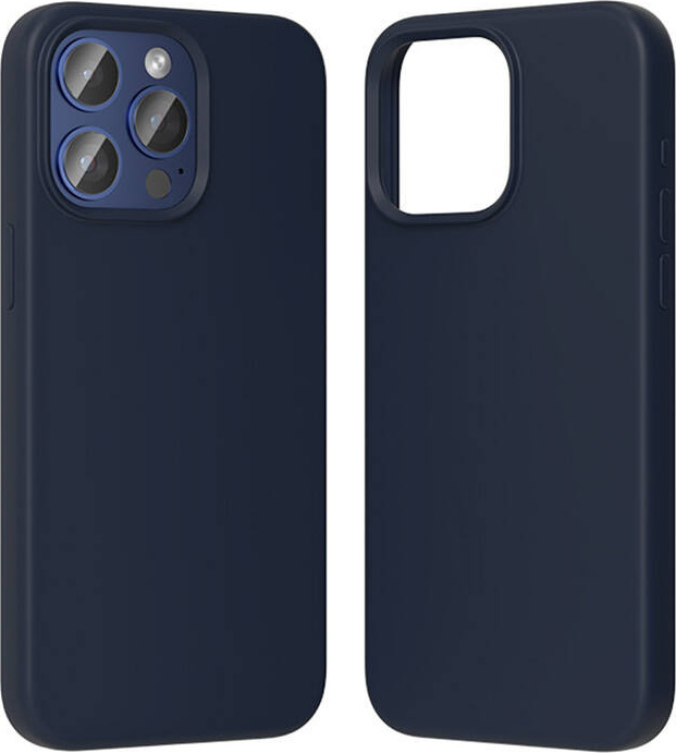 Levně Silikonový kryt Vention KUFL0-40 pro iPhone 15 Pro Max (modrý)