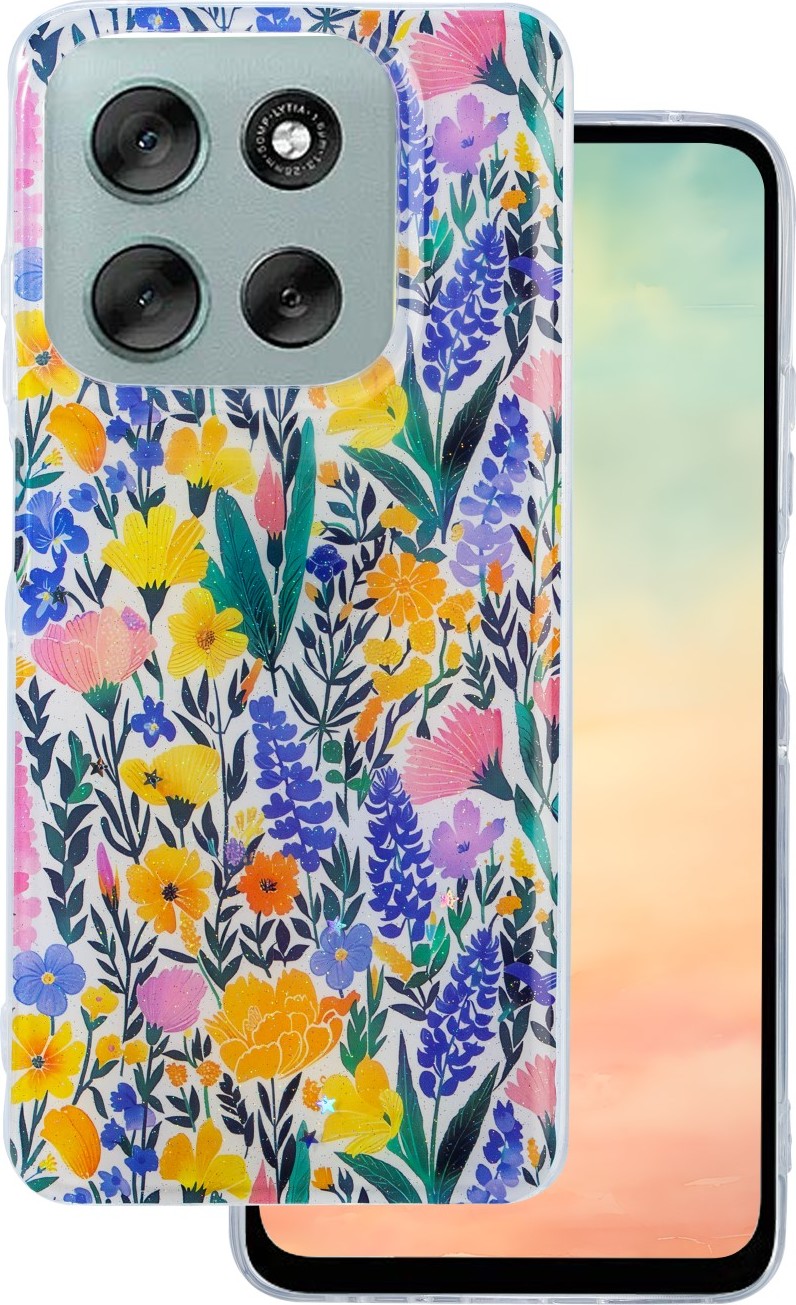 Pouzdro Glow Glam pro Motorola Moto G86 rustikální