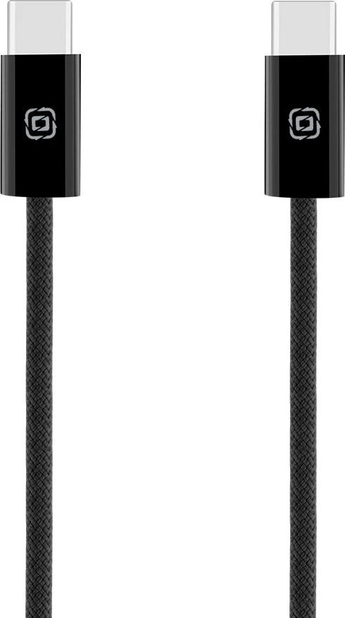 OBAL:ME Super Fast USB-C/USB-C Pletený kabel 100W 2m Black