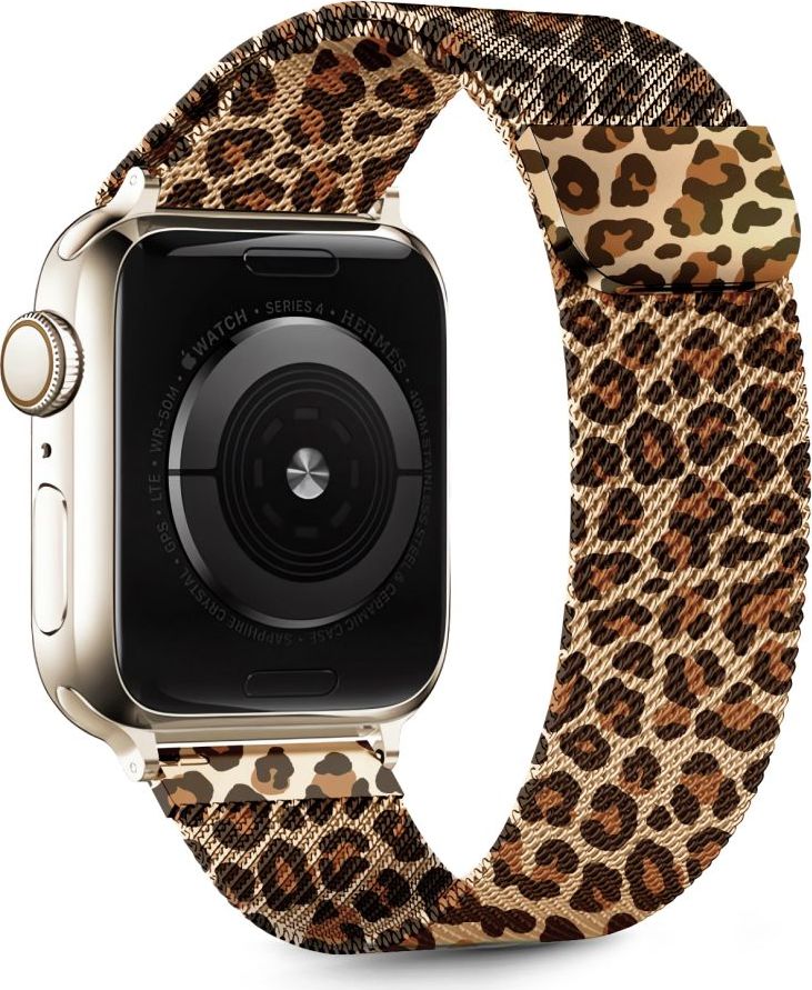 Tech-Protect Lamano řemínek pro Apple Watch 8 / 9 / 10 / 11 / SE (40 / 41 / 42 mm) Panther