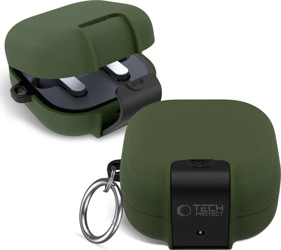 TECH-PROTECT SLIM HOOK SAMSUNG GALAXY BUDS 4 / 4 PRO OLIVE GREEN