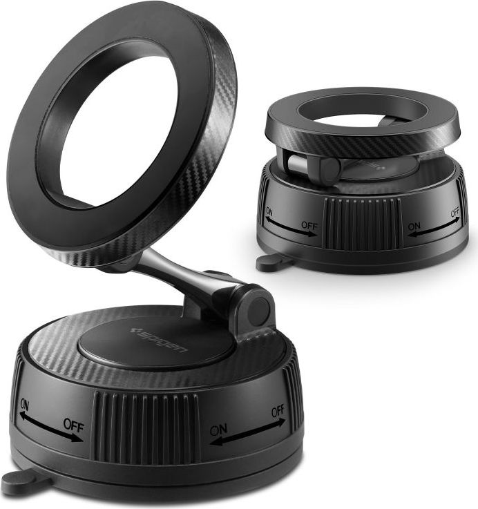SPIGEN MFT36 VACUUMLOCK MAGNETIC MAGSAFE DASHBOARD CAR MOUNT BLACK