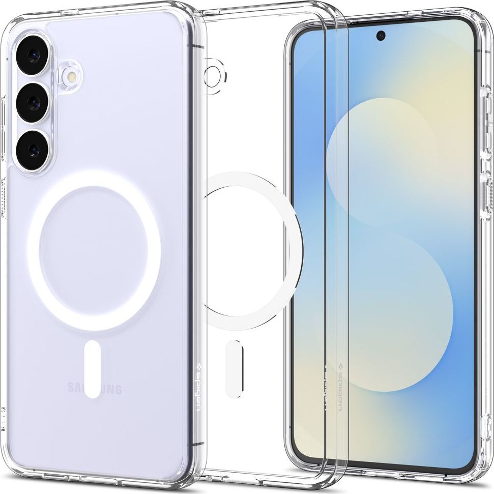 SPIGEN ULTRA HYBRID MAG MAGSAFE GALAXY S25 FE CLEAR/WHITE