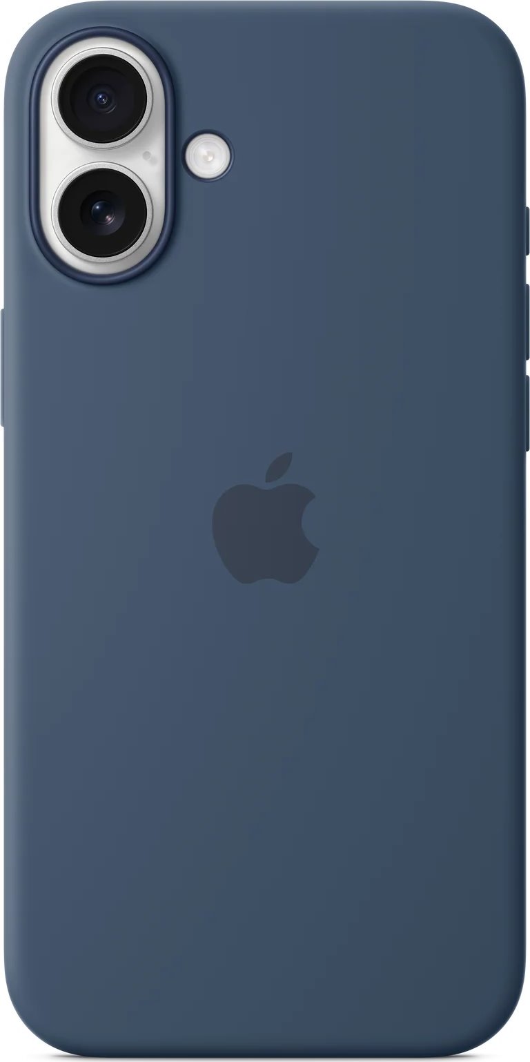 Levně MYYA3ZM/A Apple Silikonový Kryt vč. Magsafe pro iPhone 16 Plus Denim