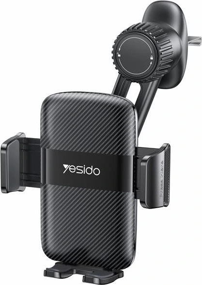 DRŽÁK DO AUTO YESIDO C242 PRO VENTILACI, ČERNÝ