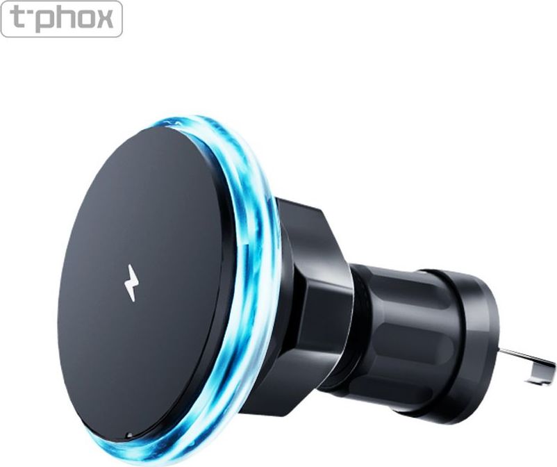 Bezdrátový magnetický držák do auta T-PHOX M6 do větracího otvoru, černý