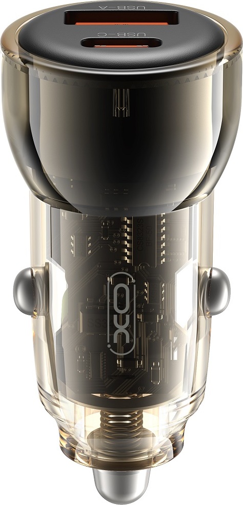 Autonabíječka XO CC60 60W 1x USB 1x USB-C černá