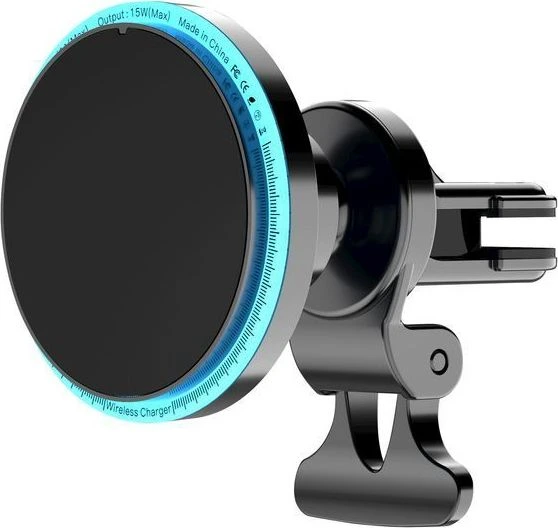 DRŽÁK DO AUTO T-PHOX iMAG MAGNETICKÝ BEZDRÁTOVÝ ČERNÝ