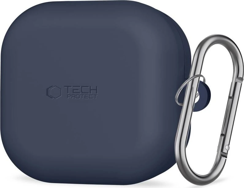 TECH-PROTECT SILICONE HOOK SAMSUNG GALAXY BUDS 4 / 4 PRO NAVY BLUE