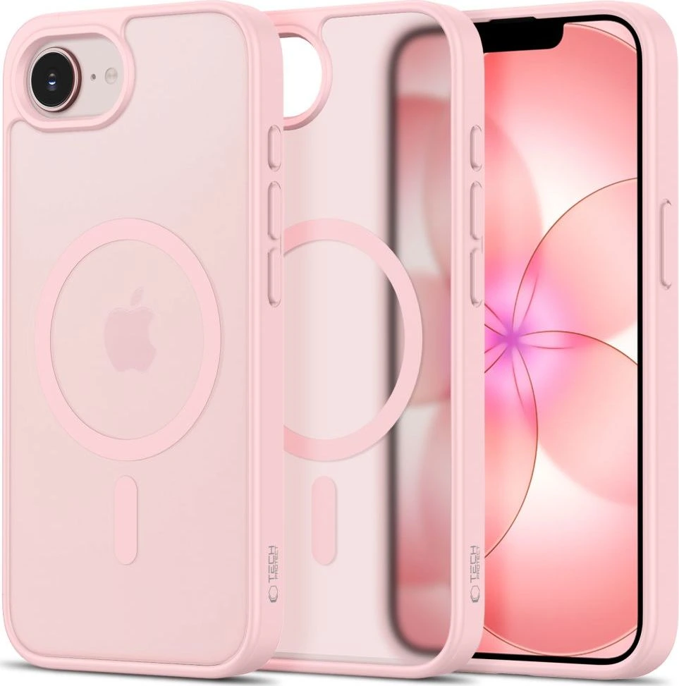 TECH-PROTECT BASICMAG MAGSAFE IPHONE 16E / 17E MATTE SOFT PINK
