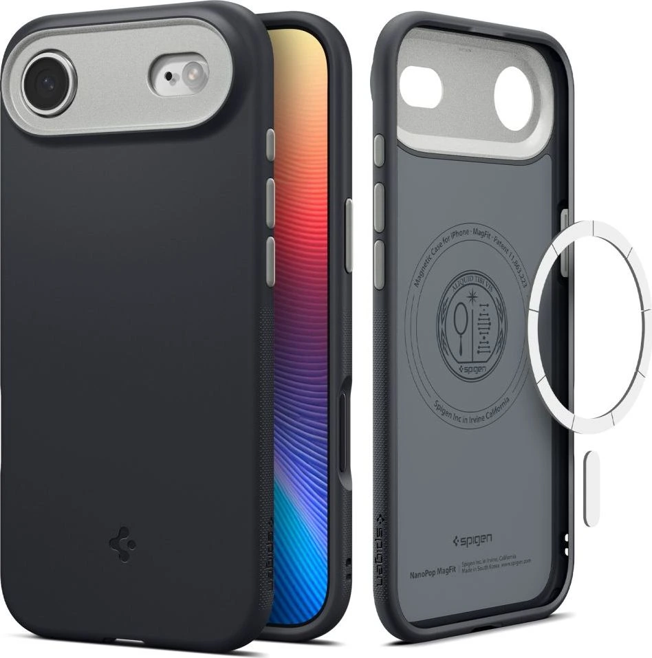 SPIGEN NANO POP MAG MAGSAFE IPHONE AIR BLACK SESAME