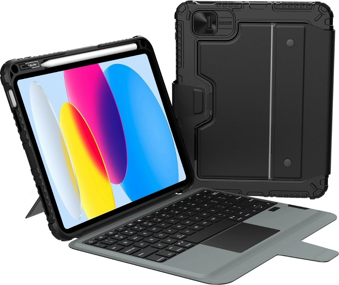 Nillkin Bumper Combo Keyboard Case (Backlit Version) pro iPad 10.9 2022/11 2025 Black
