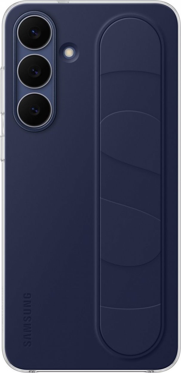 Levně EF-GS731CNE Samsung Standing Grip Kryt pro Galaxy S25 FE Dark Blue