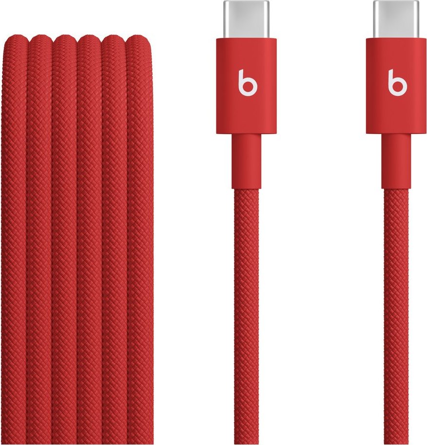Levně MDGF4ZM/A Apple Beats USB-C/USB-C Datový Kabel 1.5m Red