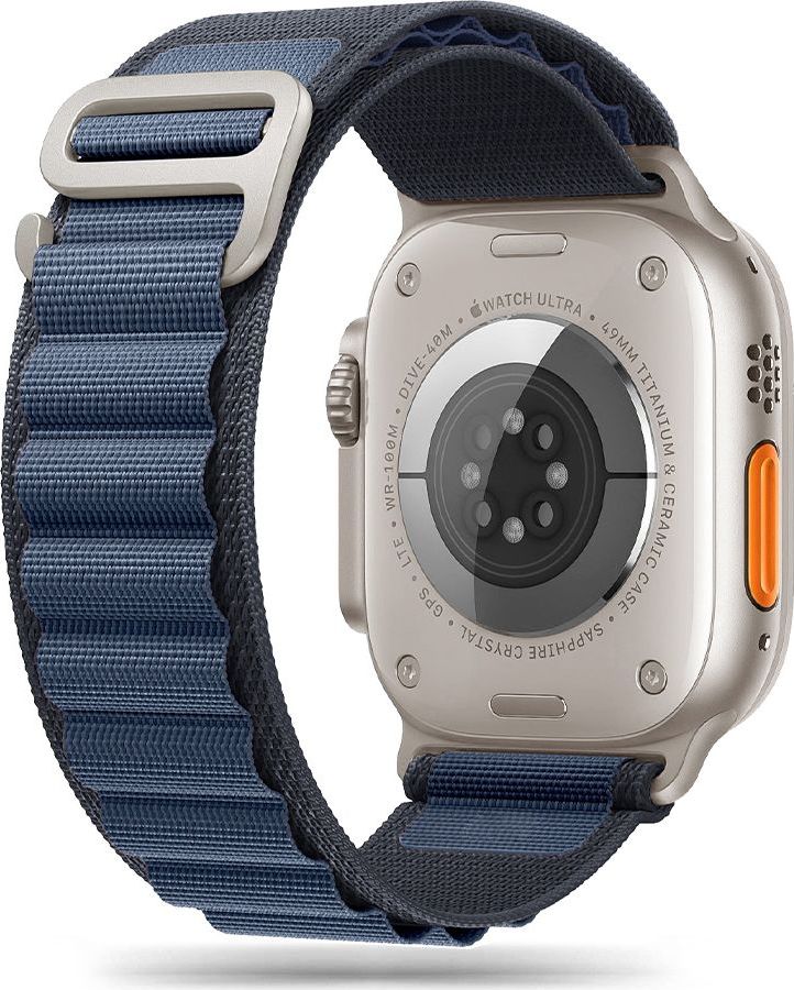 Levně TECH-PROTECT NYLON PRO APPLE WATCH 8 / 9 / 10 / 11 / SE / ULTRA (44 / 45 / 46 / 49 MM) NAVY / BLUE