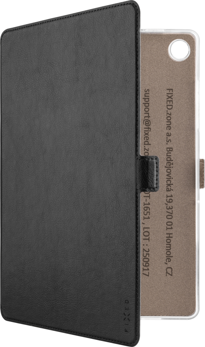 Levně Pouzdro se stojánkem FIXED Topic Tab pro Samsung Galaxy Tab A11+/A9+, černé