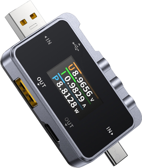 Levně Tester USB 2V1 FNIRSI FNAC-28 USB-C USB-A