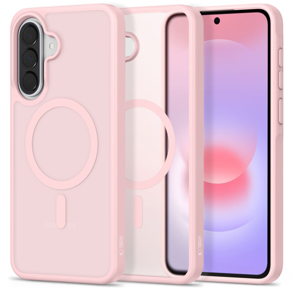 Levně Tech-Protect Magmat MagSafe kryt pro Samsung Galaxy A36 / A56 / A37 5G, matně růžové