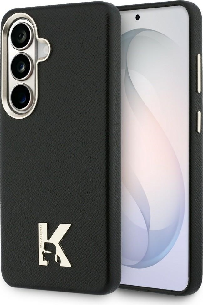 Levně Karl Lagerfeld K Metal Logo MagSafe kryt pro Samsung Galaxy S26, černý