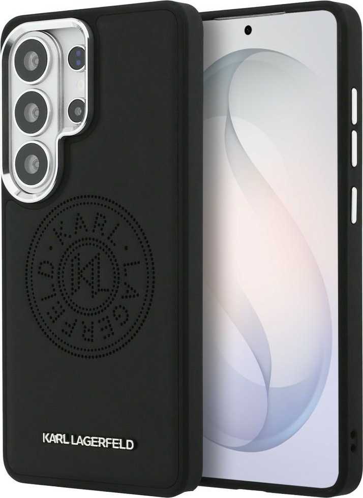 Levně Karl Lagerfeld kryt Perforated KL MagSafe pro Samsung Galaxy S26 Ultra černý