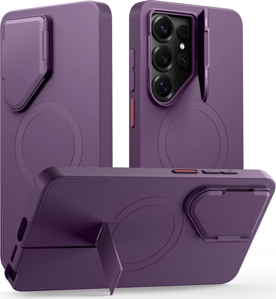 Levně Tech-Protect Kevlar Aura MagSafe kryt pro Samsung Galaxy S26 Ultra, Violet