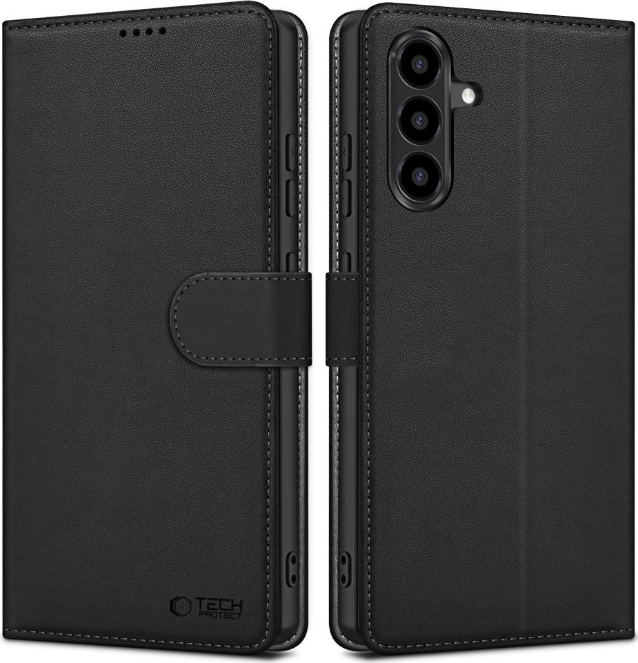 Levně Tech-Protect Wallet pouzdro pro Samsung Galaxy A57 5G, černé