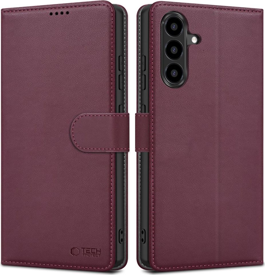 Levně Tech-Protect Wallet pouzdro pro Samsung Galaxy A57 5G, Mulberry