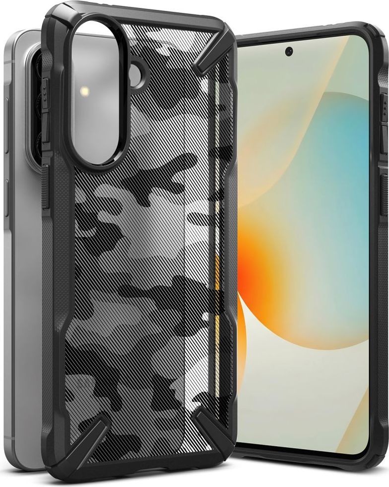 Levně Ringke Fusion X odolný kryt pro Samsung Galaxy A57 5G, Camo Black