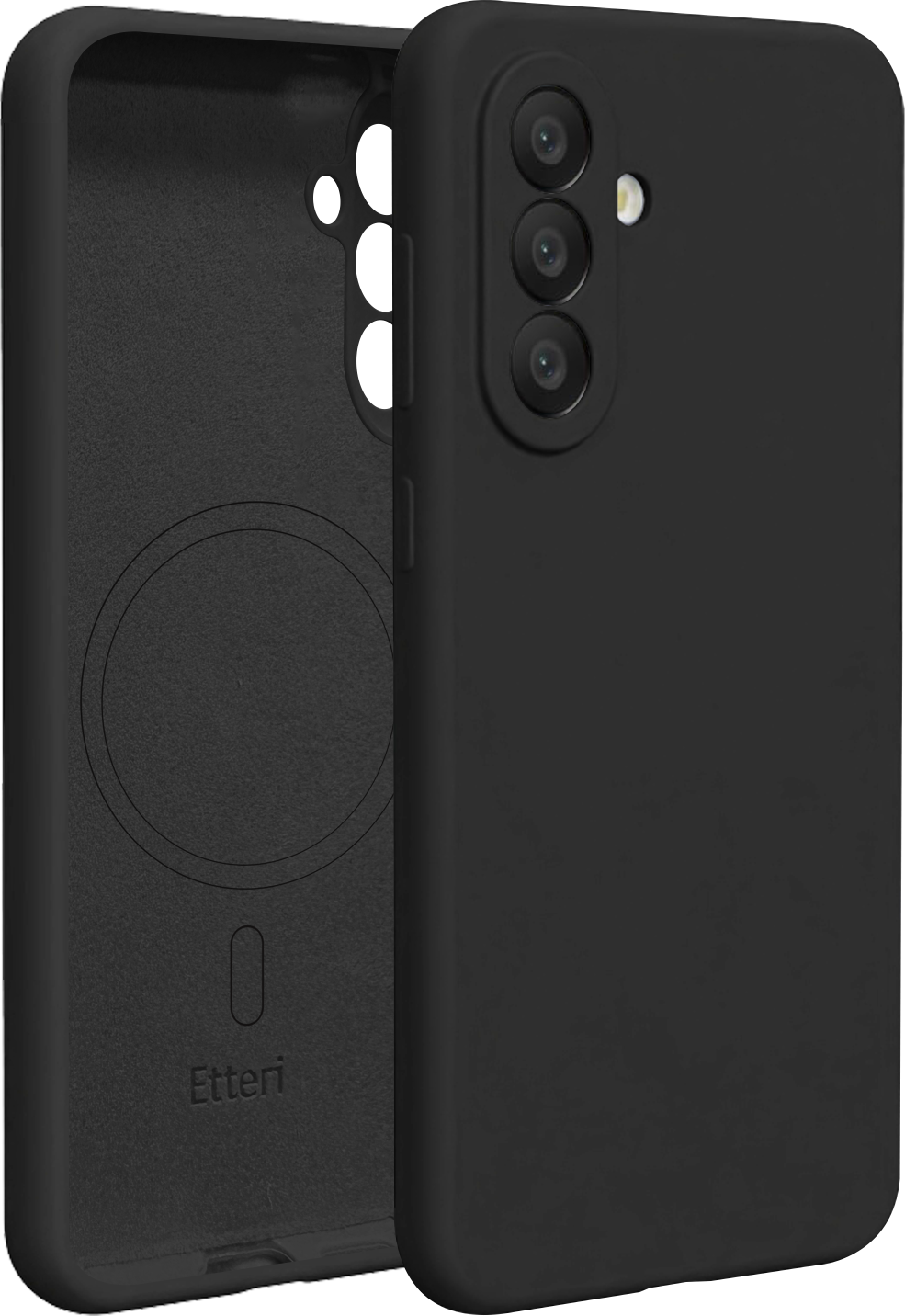 Levně Etteri Silicone Mag kryt pro Samsung Galaxy A37 5G, černý