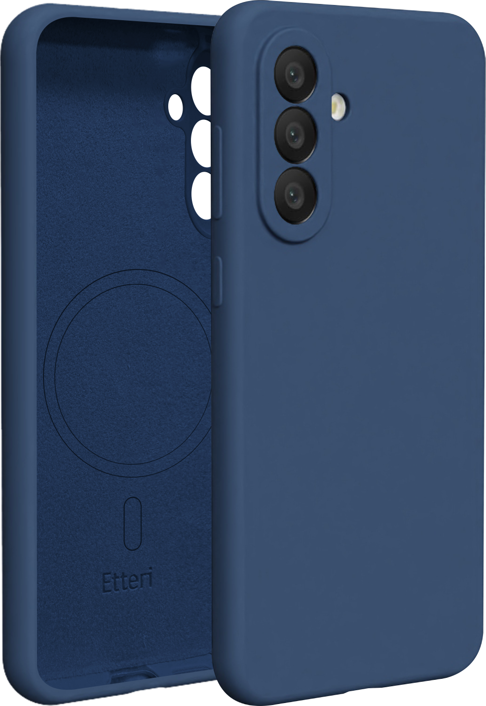 Levně Etteri Silicone Mag silikonový kryt pro Samsung Galaxy A37 5G, tmavě modrý