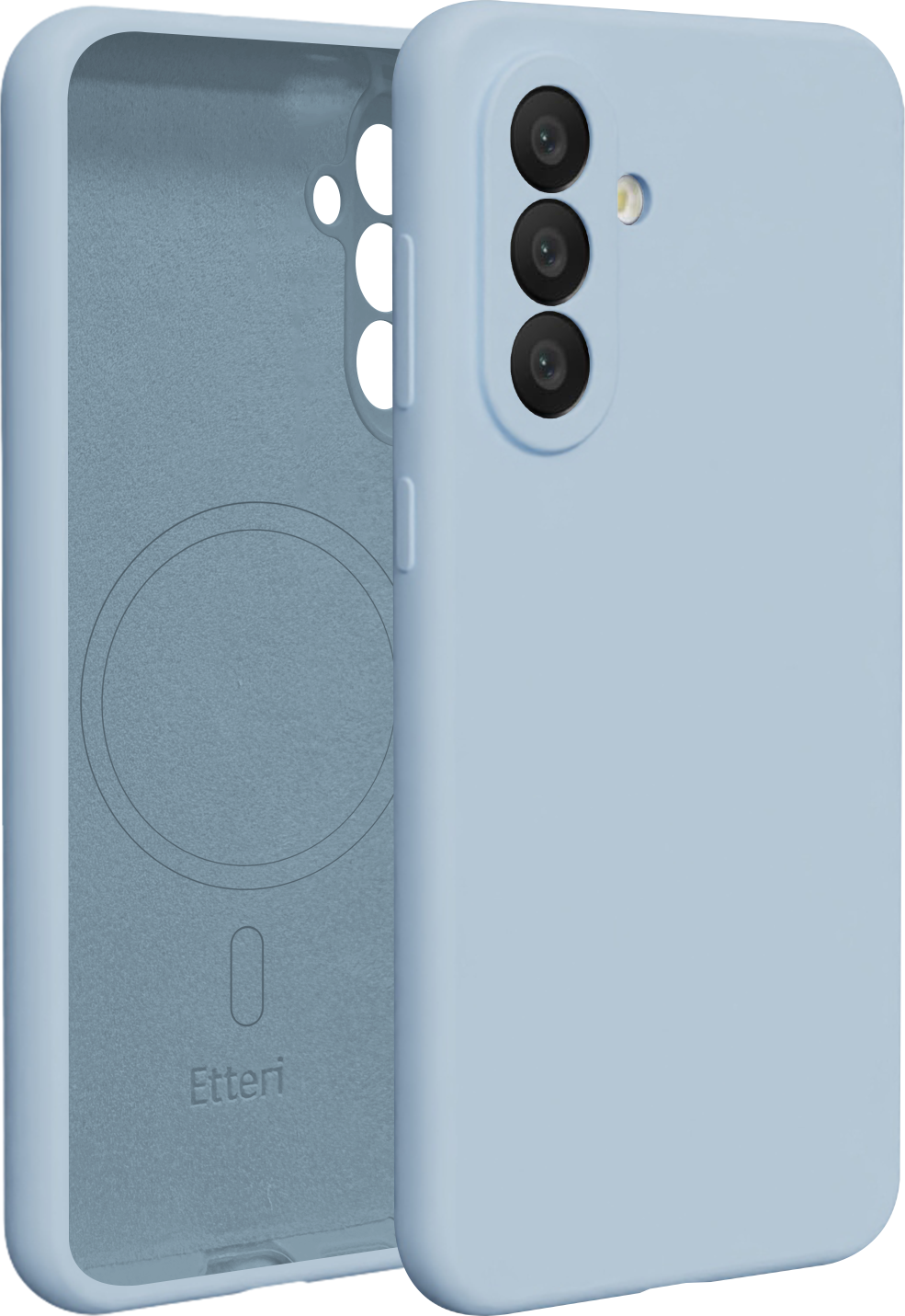 Levně Etteri Silicone Mag silikonový kryt pro Samsung Galaxy A37 5G, světle modrý