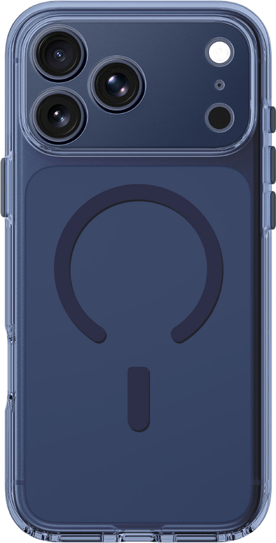 Kryt AmazingThing s minimalistickým zvětšovacím objektivem pro iPhone 17 Pro Max – modrý