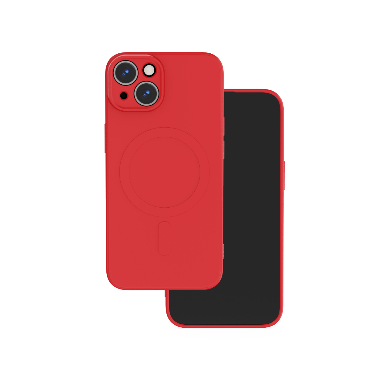 Levně TFO Kryt Simple Color Mag pro iPhone 15 6,1" červený