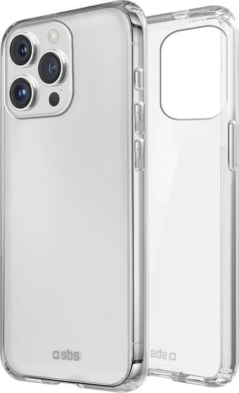 Levně SBS Skinny Cover pro iPhone 16 Pro Max - Průhledný