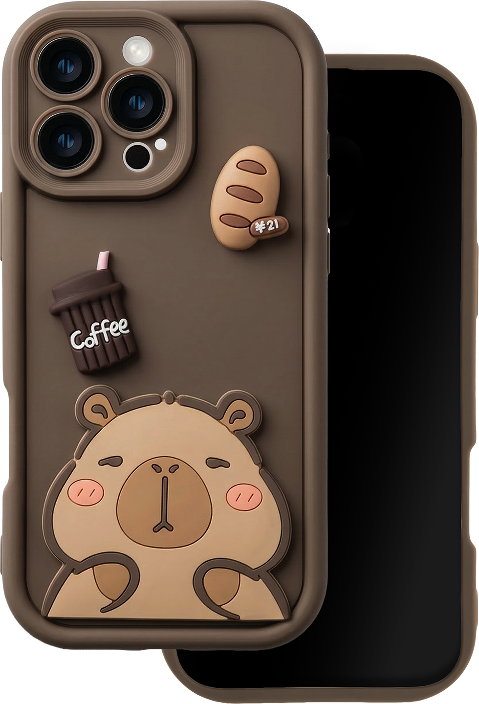 Levně TFO Ultra Trendy 3D kryt pro iPhone 12 6,1" kapybara