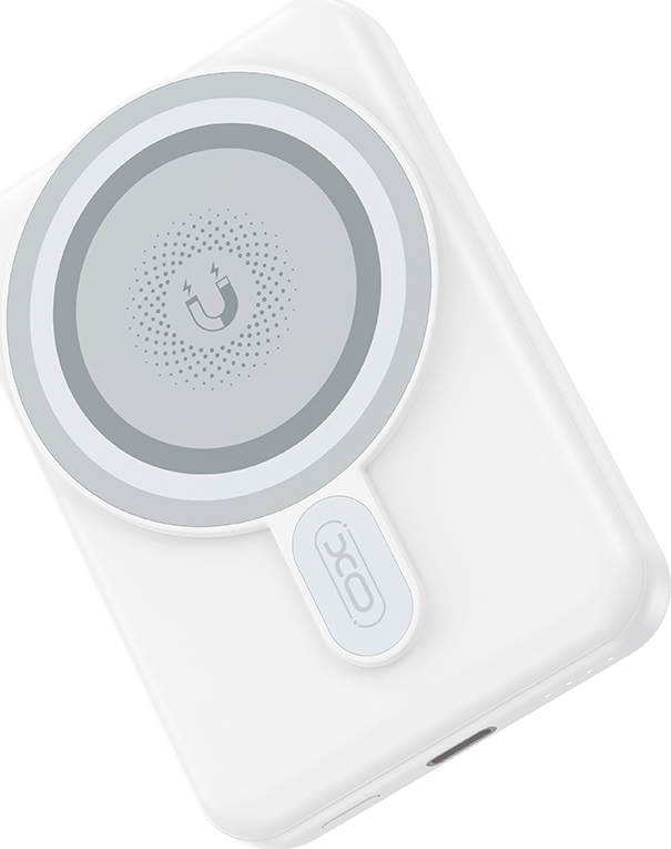 Levně XO magnetická powerbanka PR264 20W 10000mAh bílá pro MagSafe