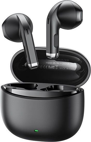 Levně Remax TWS W26 bezdrátová Bluetooth sluchátka, černá