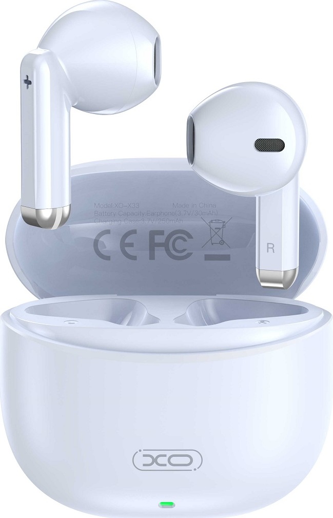 Levně XO Bluetooth sluchátka X33 TWS modrá