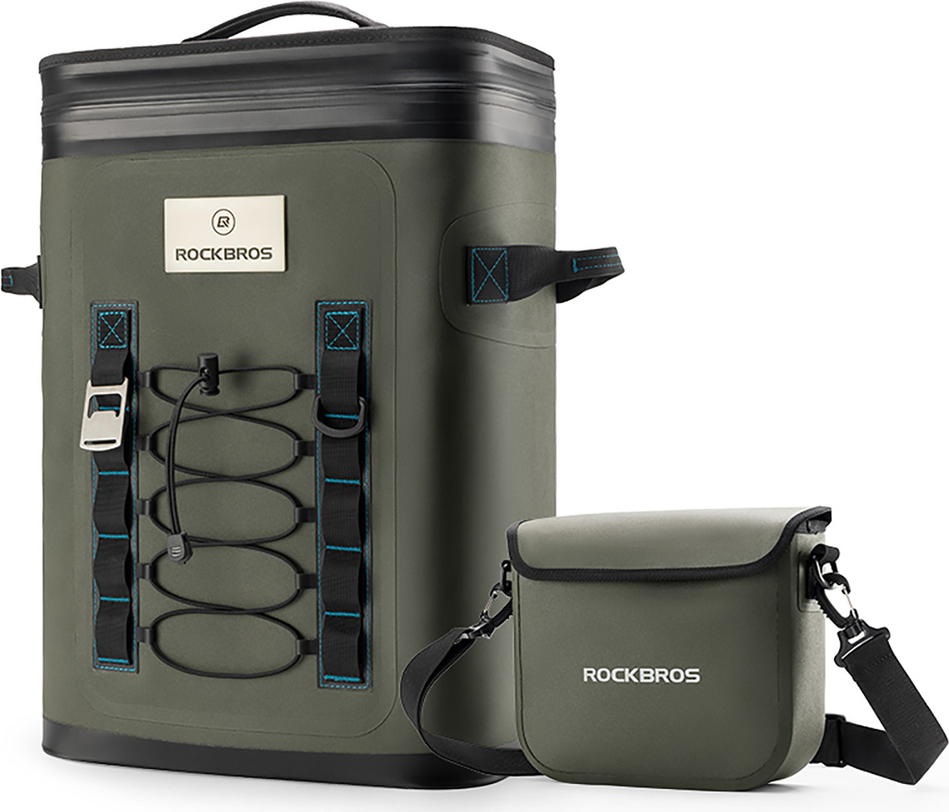 Levně Rockbros Thermal Backpack termo batoh s izolací 20 l - zelený Green
