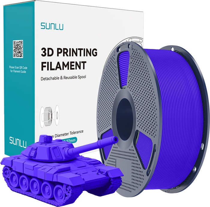 Levně Vysokorychlostní modrý filament Sunlu PLA+