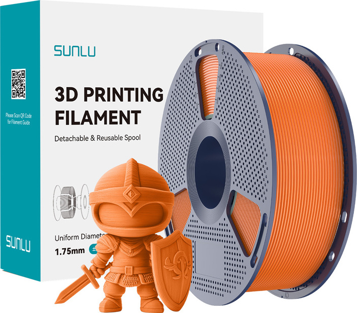 Levně Filament Sunlu PLA+ (slunečně oranžová)