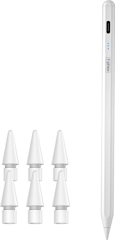 Levně T-Phox Era 1 Stylus pro Apple USB-C White