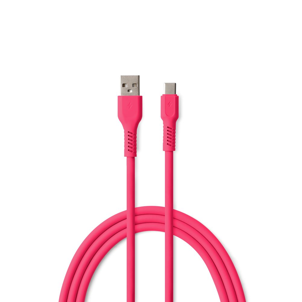 Levně Kabel COLORUM USB-A - USB-C 1,8m 3A CK60-AC-02 x Magenta