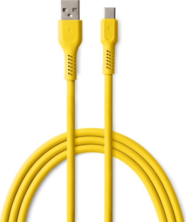 Levně Kabel COLORUM USB-A - USB-C 1,8m 3A CK60-AC-05 xŽlutý