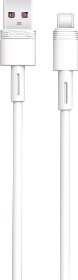 Levně Kabel XO NB-Q166 USB - USB-C 1,0 m 5A bílý