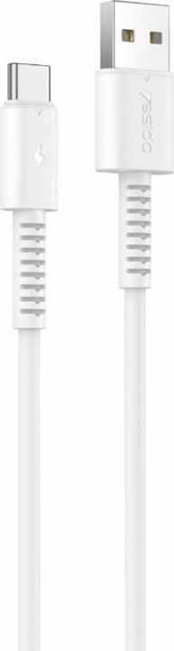 Levně Kabel YESIDO CA120 180W USB/TYPE-C 1M PVC 2A BÍLÝ