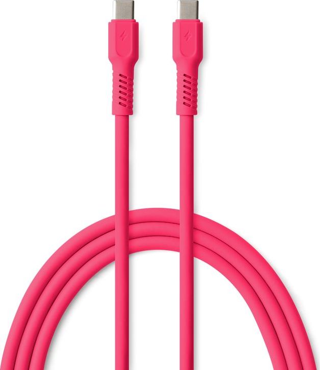 Levně Kabel COLORUM USB-C - USB-C 1,8m 3A CK60-CC-02 x Magenta