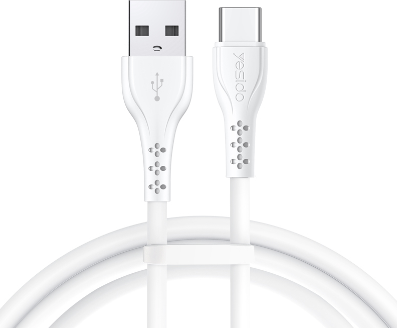 Levně Kabel YESIDO CA71 18W USB/TYPE-C 1M 3A BÍLÝ (20 ks)