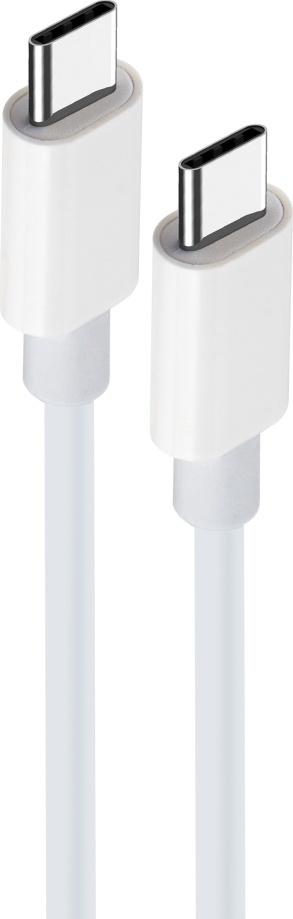 Levně Kabel Maxlife MXUC-05 USB-C - USB-C 2,0 m 60W bílý