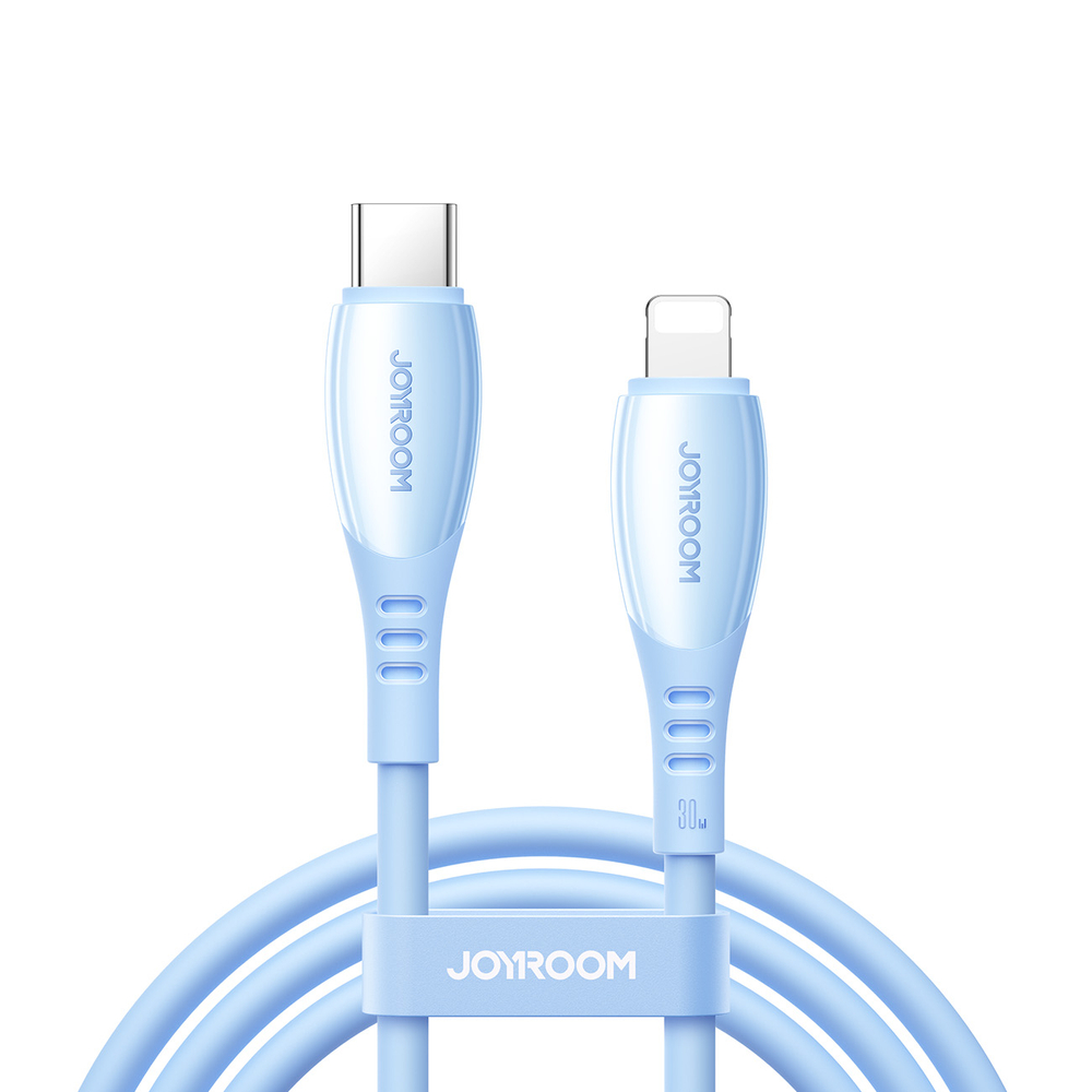 Levně Kabel Joyroom S-A59 Vibrant Series 30W USB-C - Lightning 1,2 m - modrý
